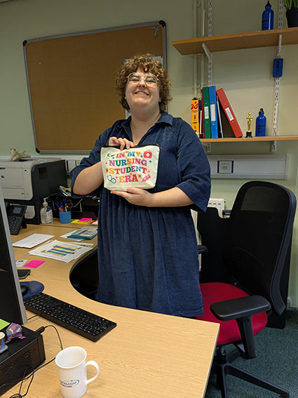 Phoebe is entereing her nursing student era!